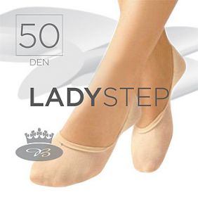 Lady B ťapky LADY step 50 DEN / 2 páry beige