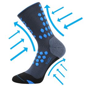 VoXX® ponožky Finish tmavě modrá | 39-42 (26-28) tm.modrá 1 pár, 43-46 (29-31) tm.modrá 1 pár