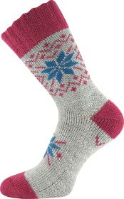 VoXX® ponožky Alta norský vzor L | 35-38 (23-25) 1 pár, 39-42 (26-28) 1 pár