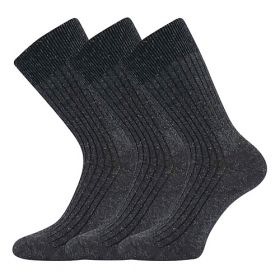 VoXX® ponožky Hempix antracit | 35-38 (23-25) 3 páry, 39-42 (26-28) 3 páry, 43-46 (29-31) 3 páry