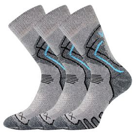 VoXX® ponožky Limit III šedá | 35-38 (23-25) 3 páry, 39-42 (26-28) 3 páry, 43-46 (29-31) 3 páry