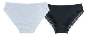 Dámské kalhotky NOVIA B8 krajka | M bílá, M černá, L bílá, L černá, XL bílá, XL černá, XXL bílá, XXL černá